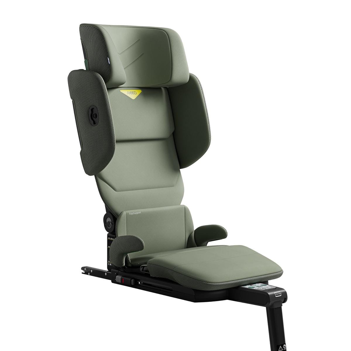 Axkid UP High Back Belt Positioning Booster Car Seat - Nordic Bloom Green