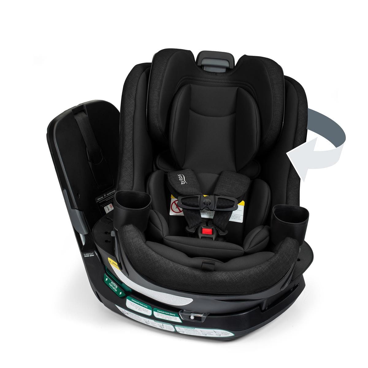 Britax Galaxy360 Slim Rotating Convertible Car Seat - Raven Black