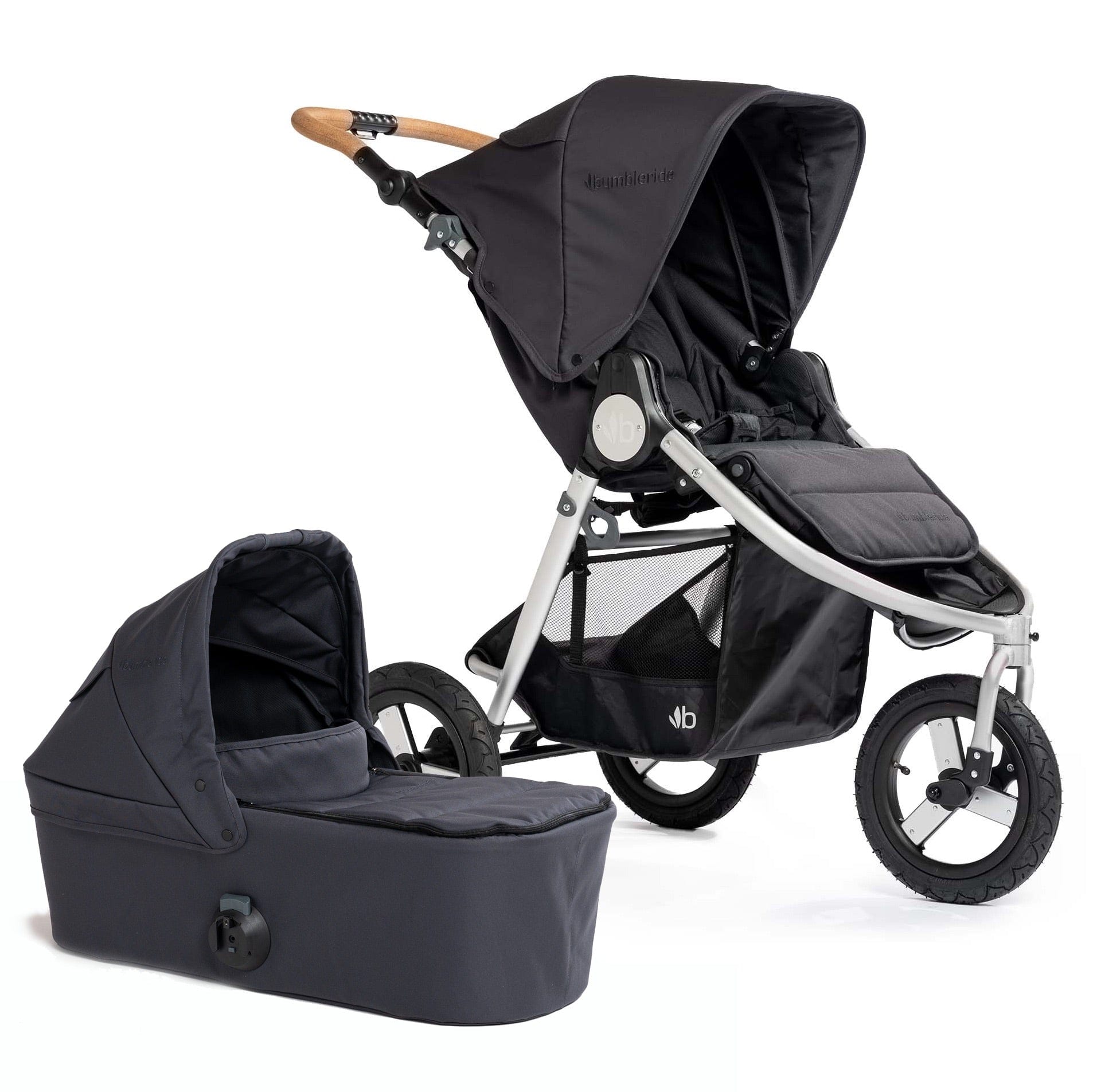 Bumbleride Indie Single Stroller + Bassinet Bundle - Dusk / Dusk