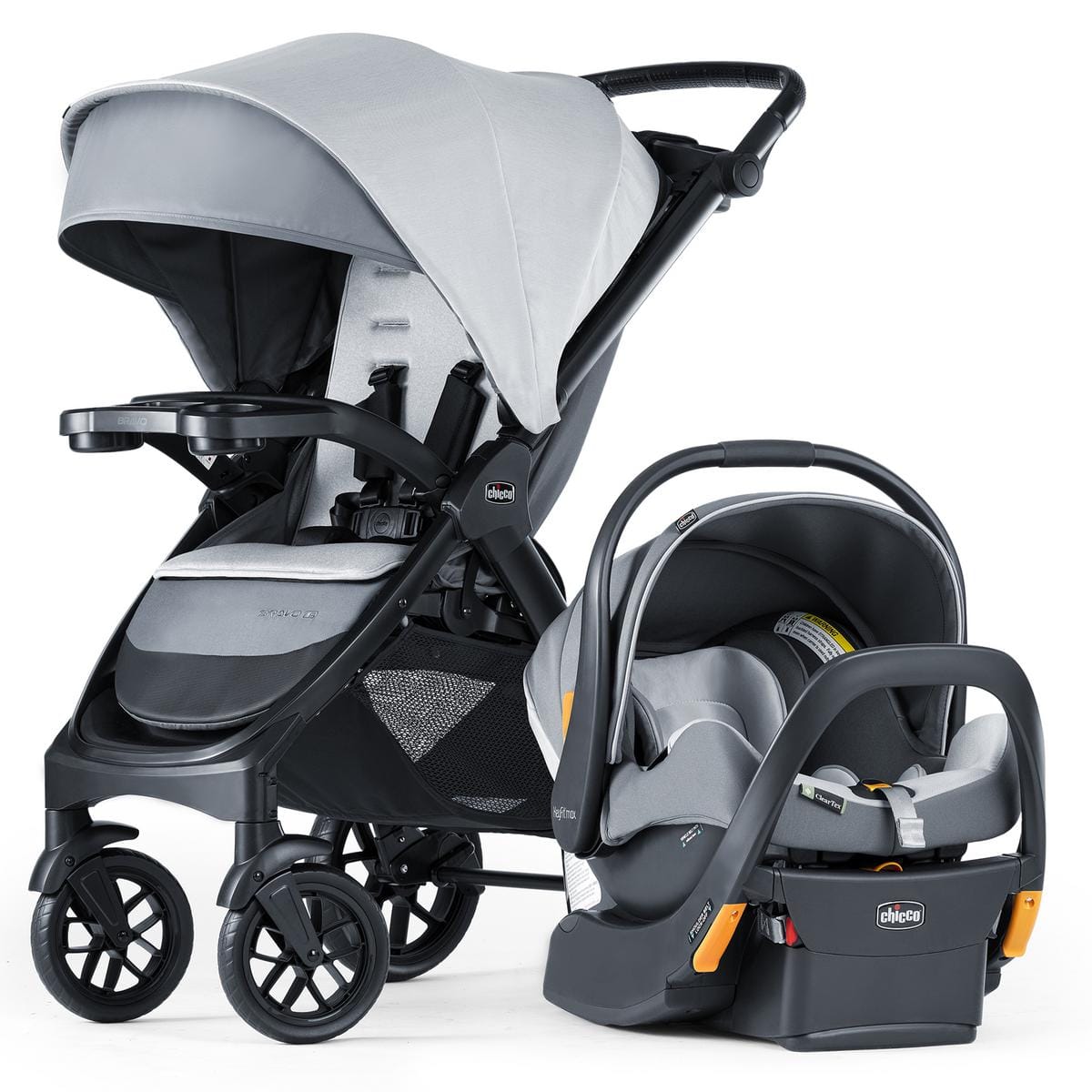 Chicco Bravo LE ClearTex Trio Travel System with KeyFit Max  Atlas