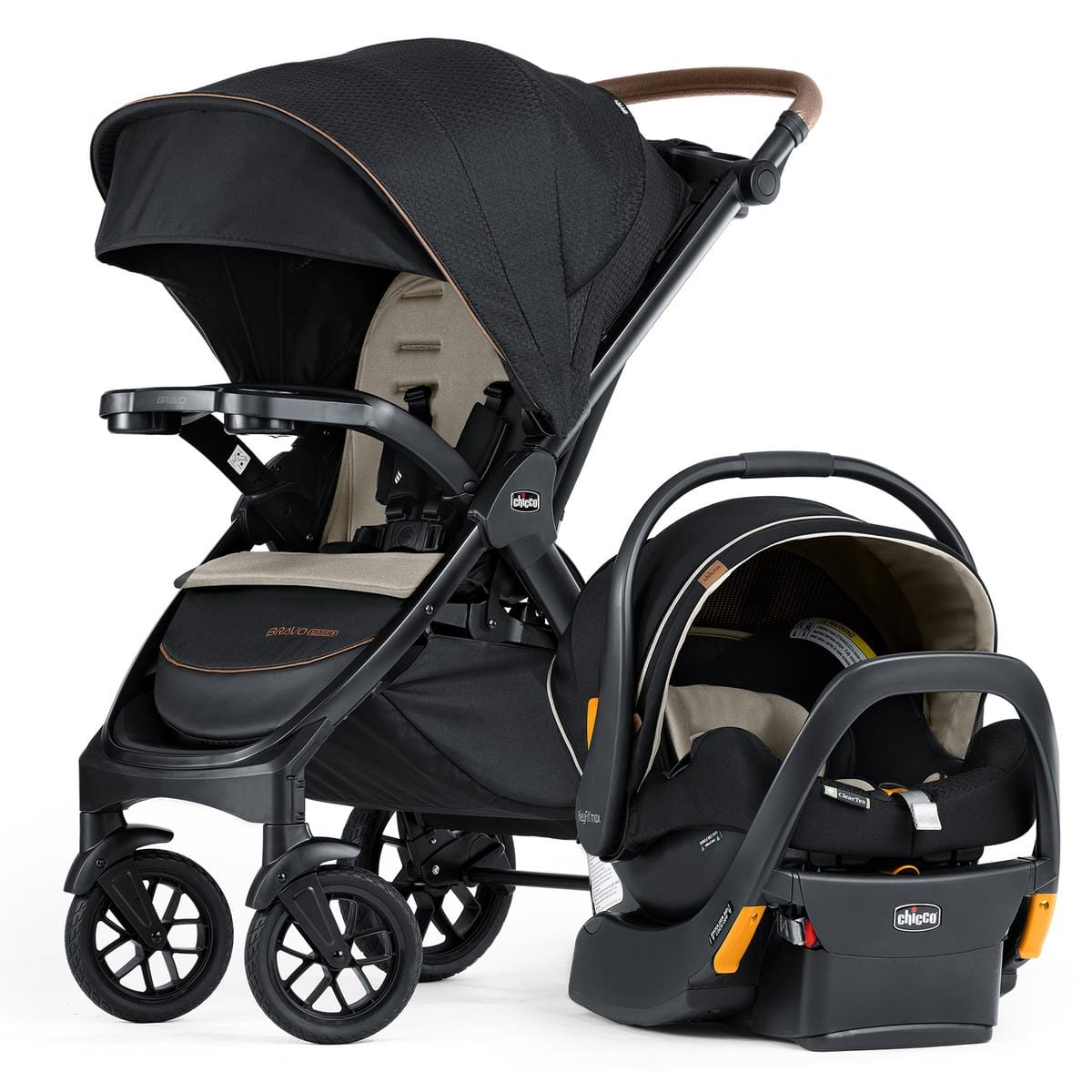 Chicco Bravo Primo ClearTex Trio Travel System - Somerset