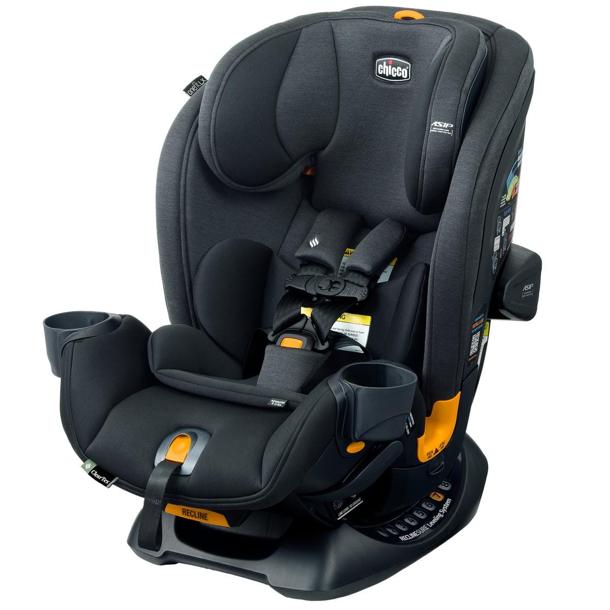 Chicco OneFit LX ClearTex All-in-One Convertible Car Seat - Ebony