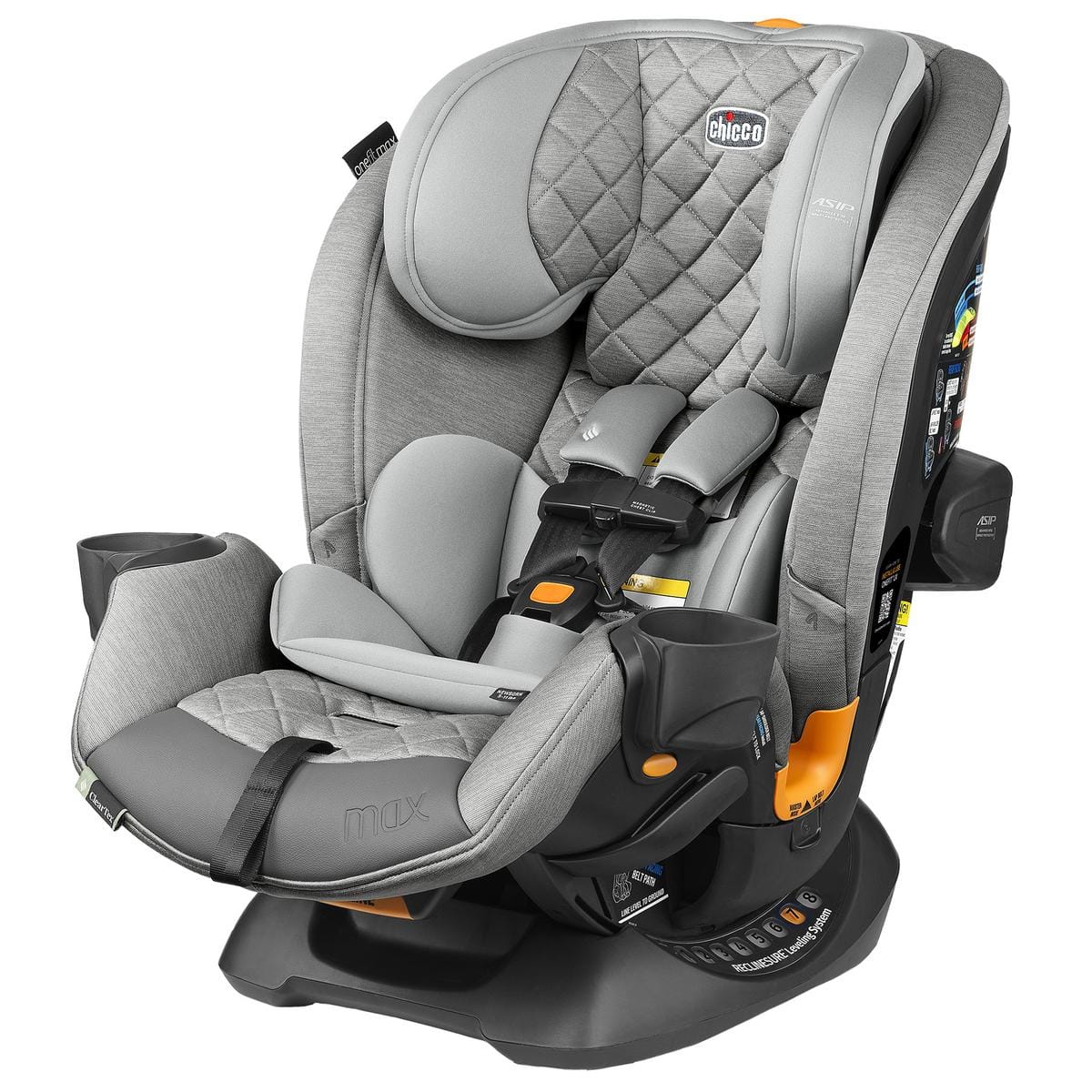 Chicco OneFit Max ClearTex All-in-One Convertible Car Seat - Ash