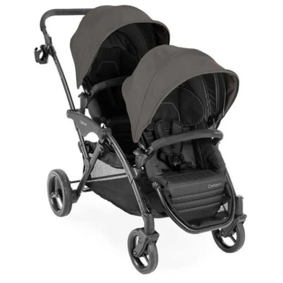Contours OPEN BOX Options V2 Double Stroller - Greige