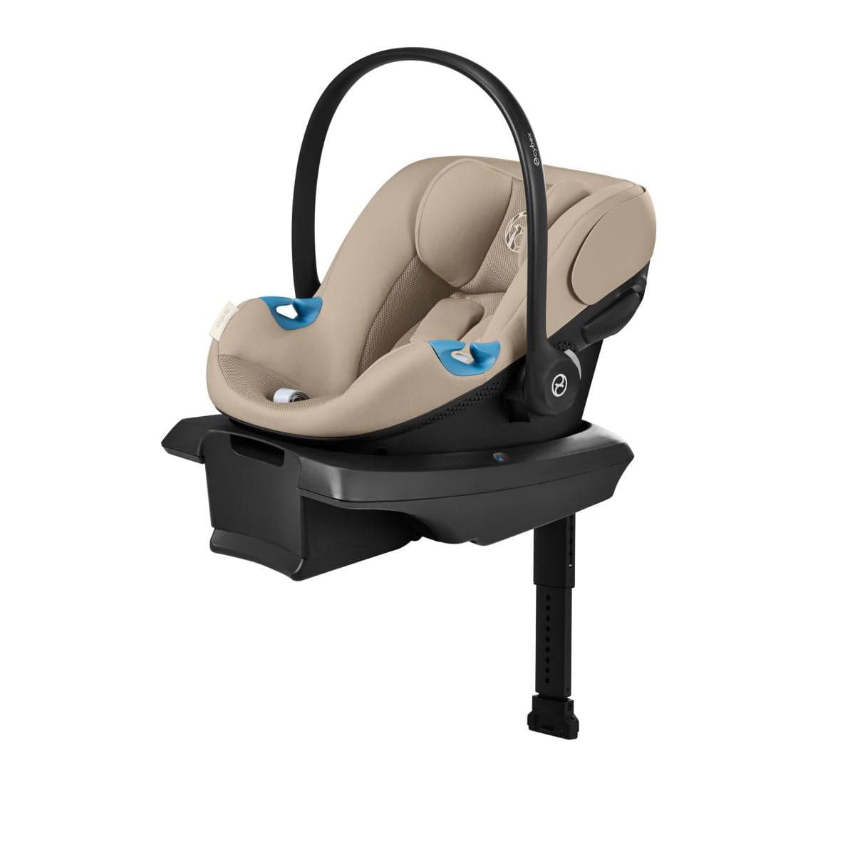 Cybex Aton G2 Infant Car Seat with Load Leg Base - Almond Beige