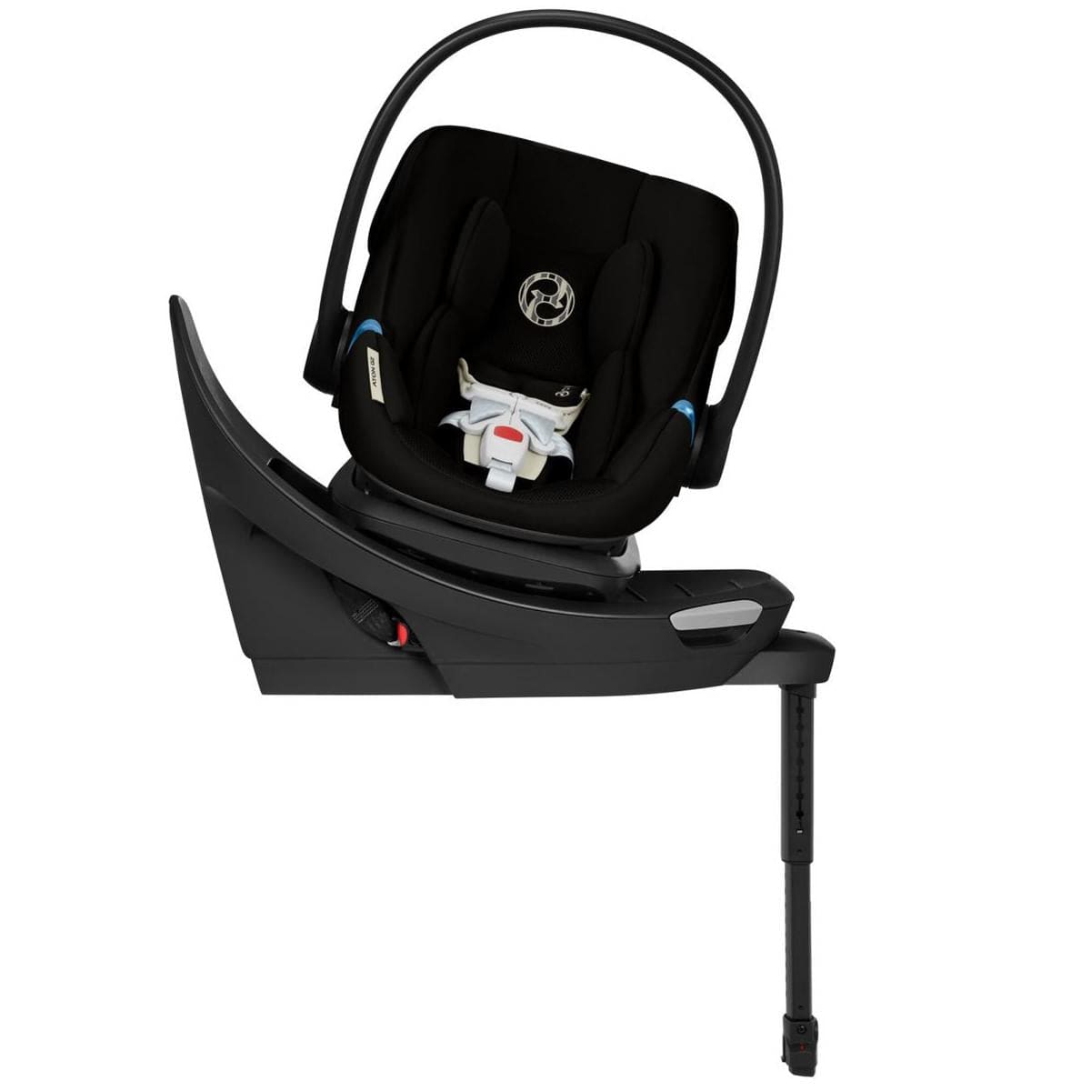Cybex Aton G2 Swivel Infant Car Seat with Load Leg Base - Moon Black