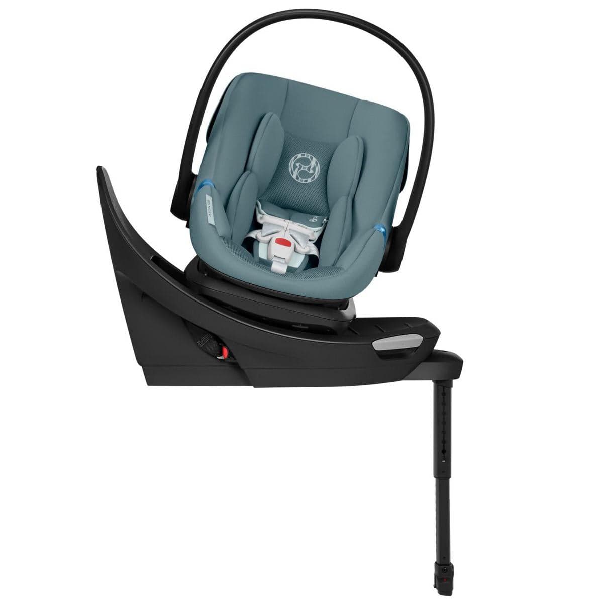 Cybex Aton G2 Swivel Infant Car Seat with Load Leg Base - Stormy Blue
