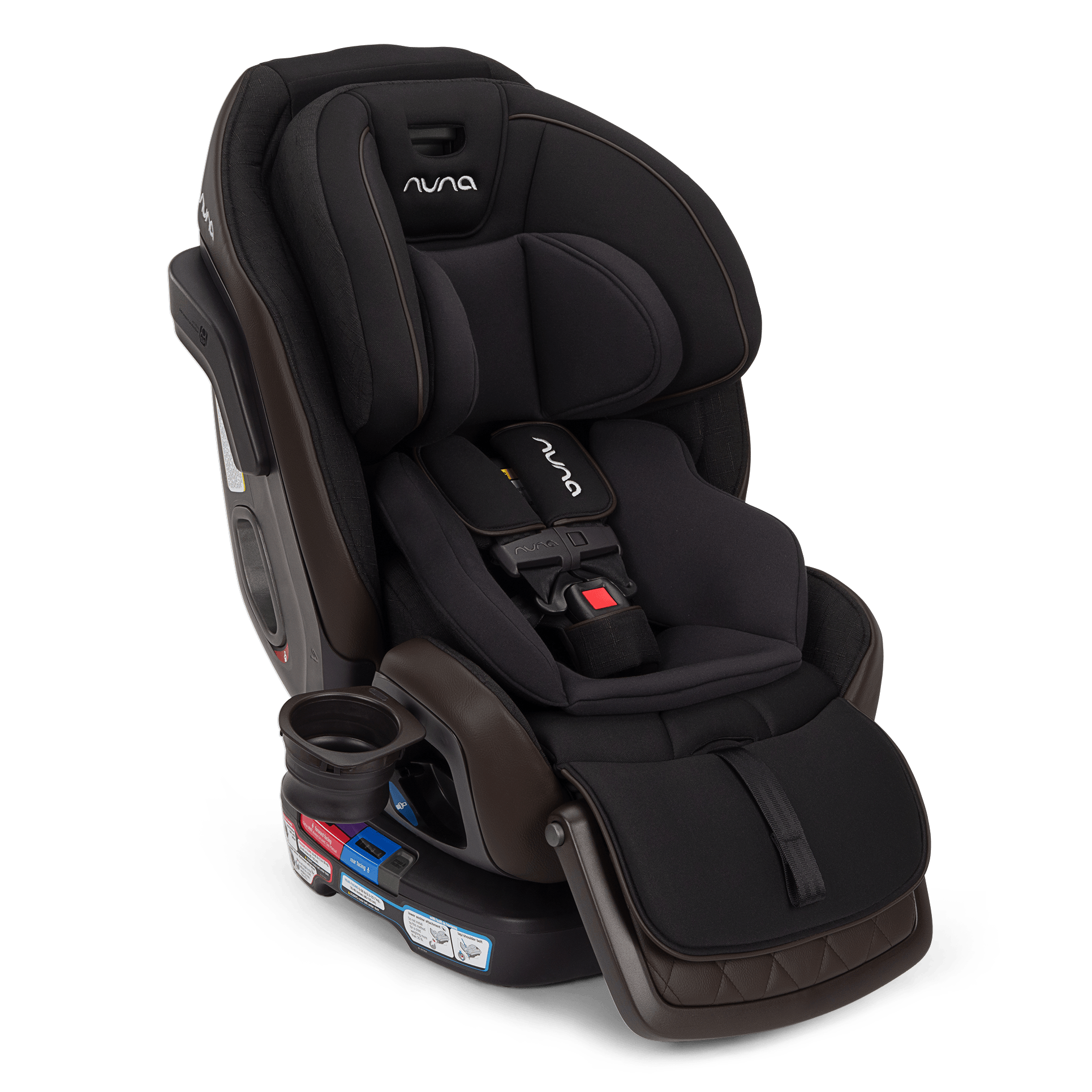Nuna EXEC Next All-In-One Convertible Car Seat - Caviar / Chocolate