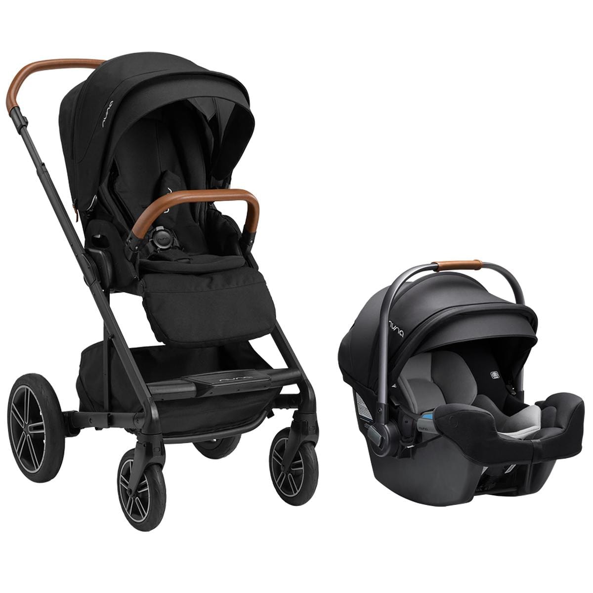 Nuna MIXX Next w/ Magnetic Buckle + Pipa RX Travel System - Caviar