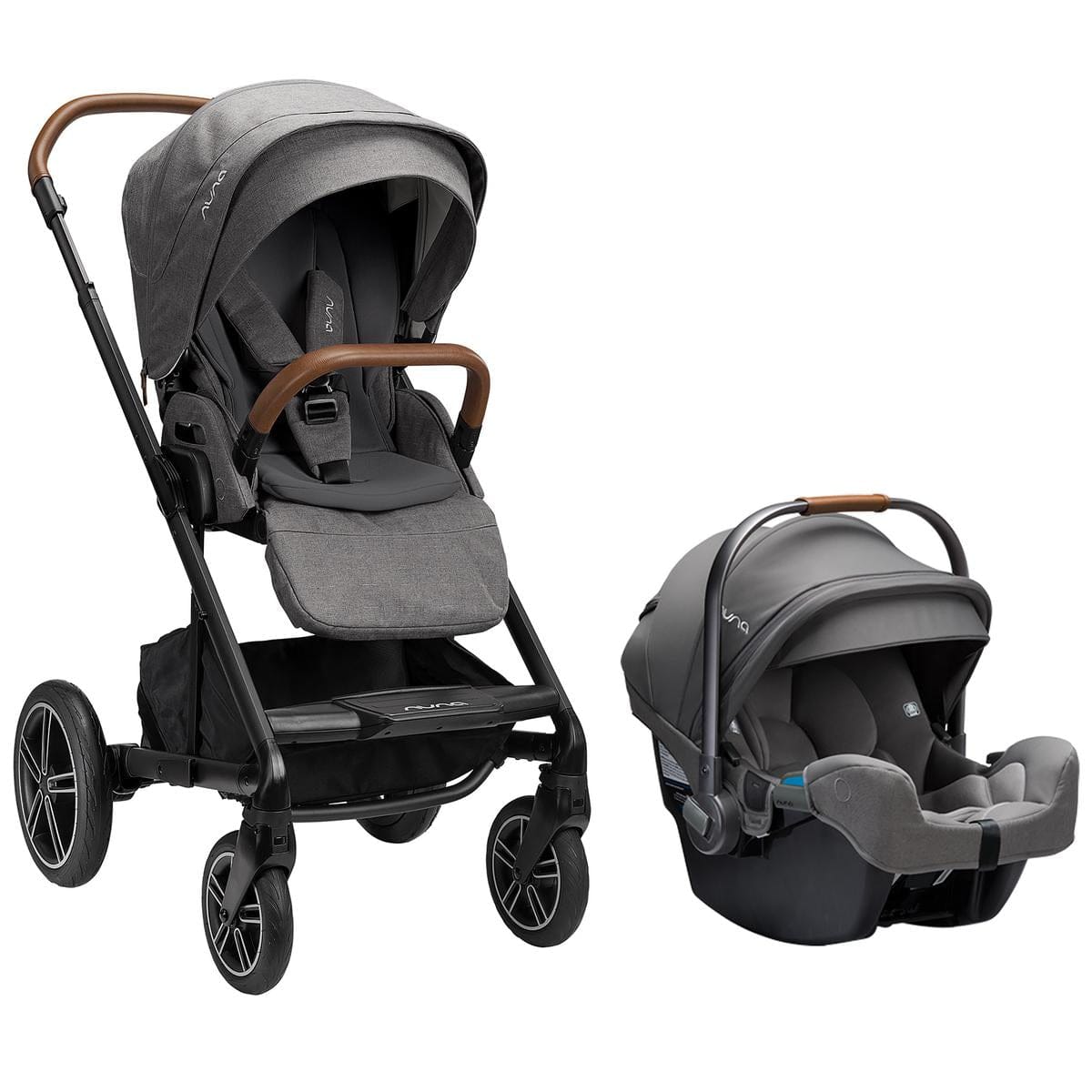 Nuna MIXX Next w/ Magnetic Buckle + Pipa RX Travel System - Granite