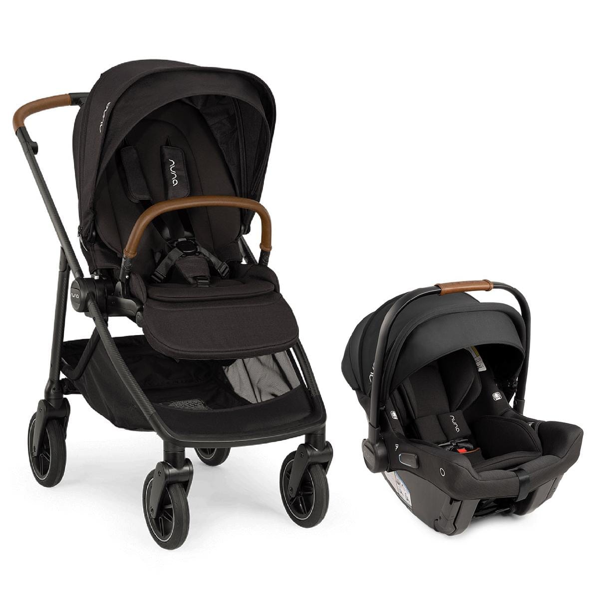Nuna SWIV + PIPA urbn Baseless Infant Car Seat Travel System - Caviar