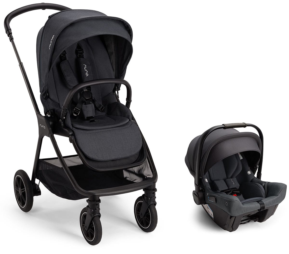 Nuna TRIV next + PIPA urbn Baseless Infant Car Seat Travel System - Ocean
