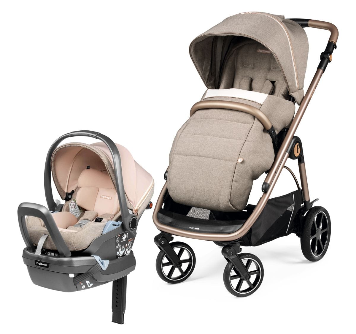 PEG Veloce + Primo Viaggio Lounge Travel System Bundle - Mon Amour