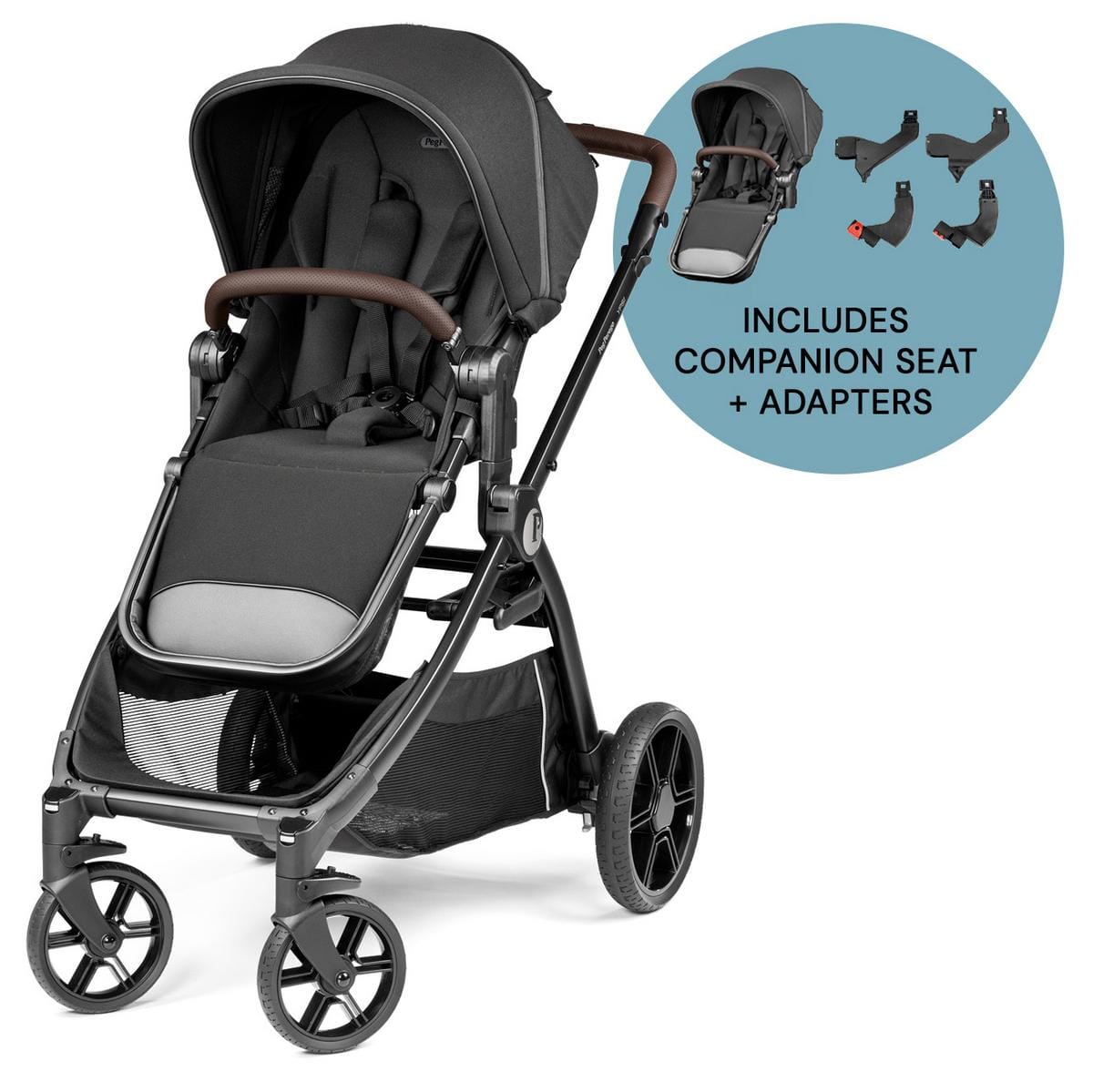 PEG YPSI Double Stroller Bundle - Java