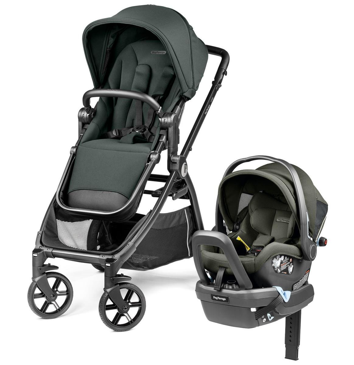 PEG YPSI + Primo Viaggio Nido Travel System - Metal (One Box)