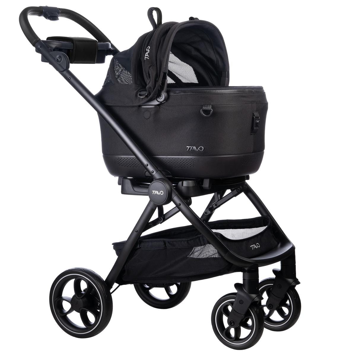 Tavo Pets Maeve iso5x Pet Car Seat Travel System - Black / Onyx
