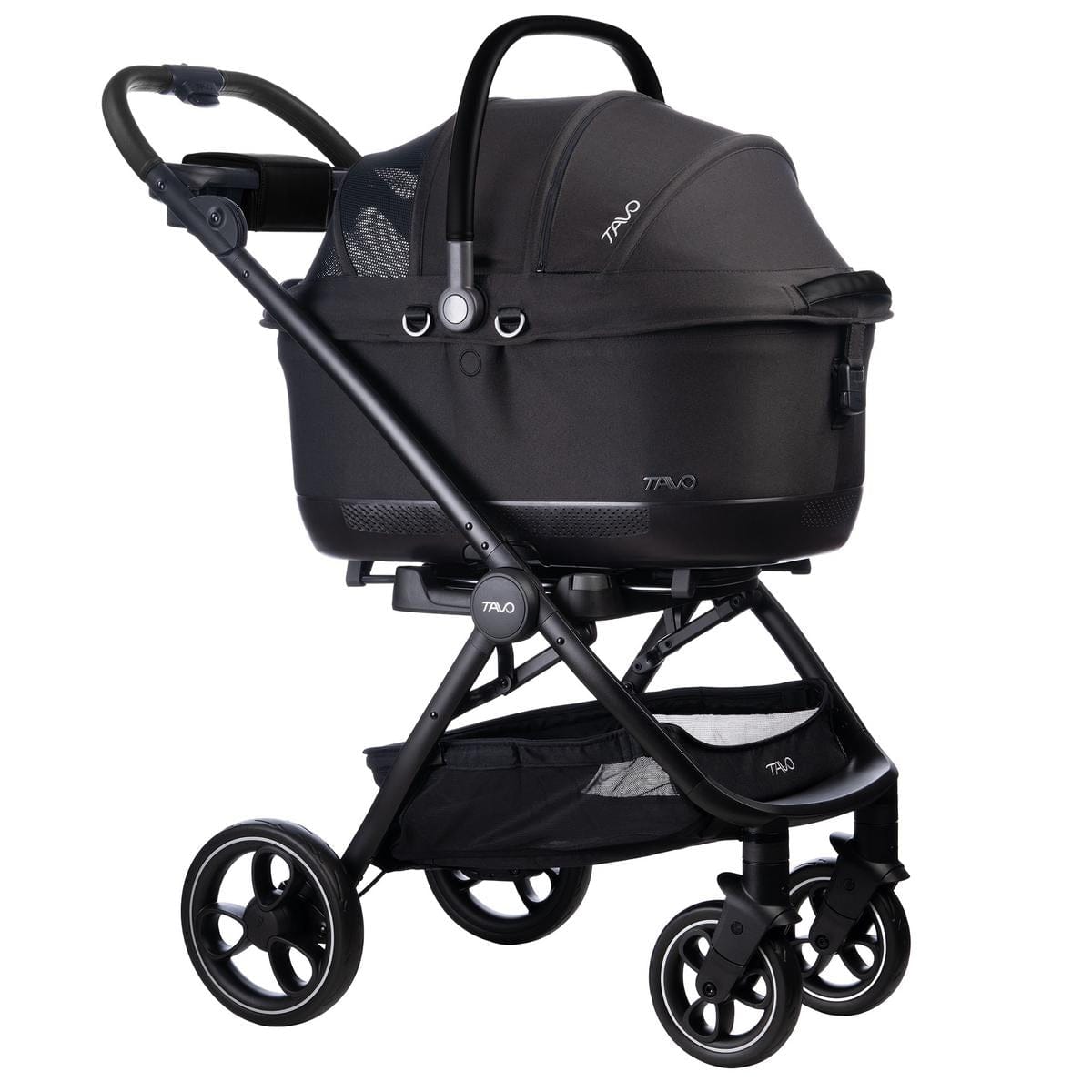 Tavo Pets Maeve iso6x Pet Car Seat Travel System - Black / Onyx