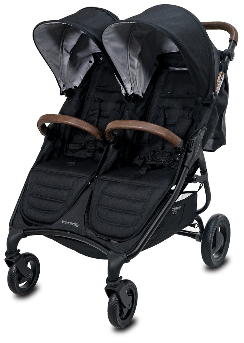 Valco Trend Duo Twin Side by Side Double Stroller Black